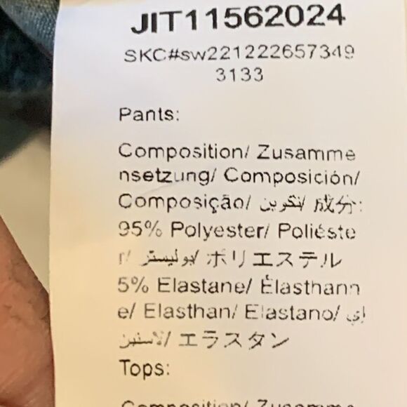 EMERY ROSE, skort, medium, green w/leopard spots, great condition - Picture 4 of 8